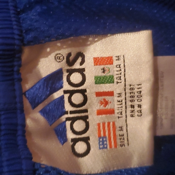 Royal Blue Tear Away Adidas Pants - Picture 4 of 4